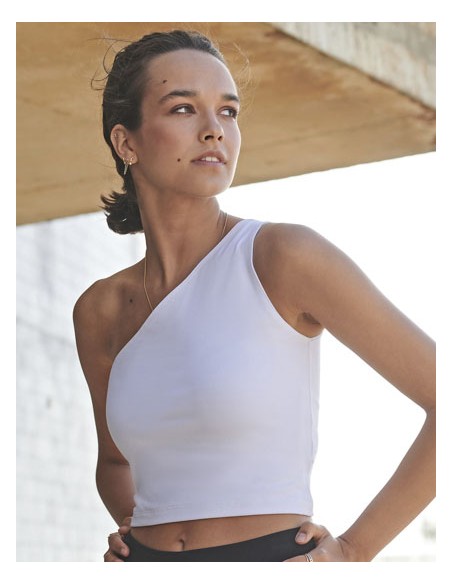 SFC-SK116-Womens One Shoulder Top 2